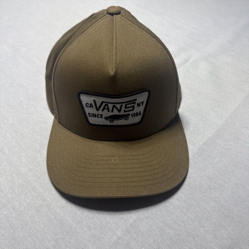 Vans Mini Full Patch II Snapback Olive Green / Brown Hat